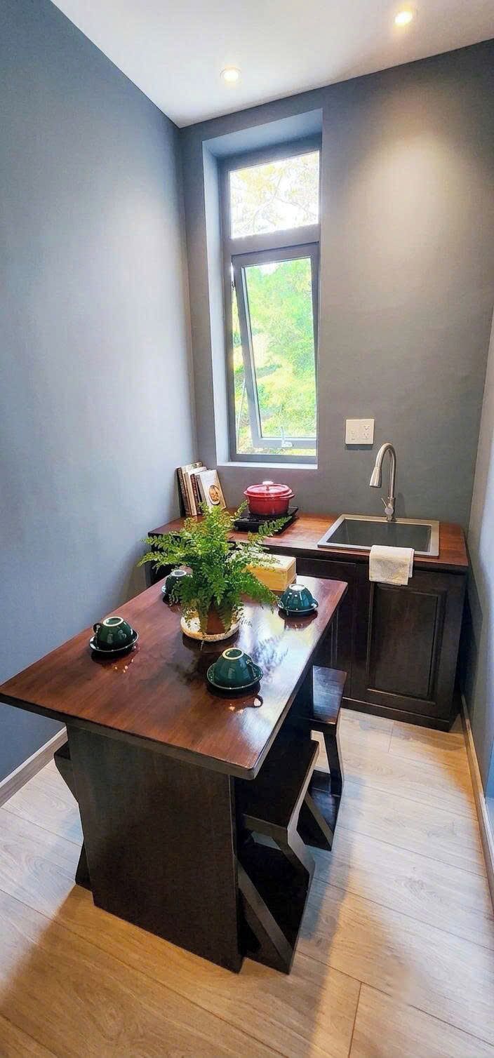 Deluxe Quadruple Room, Garden View | Desk, blackout drapes, iron/ironing board, free WiFi