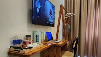 Standard Double Room, Garden View | Desk, blackout curtains, iron/ironing board, free WiFi