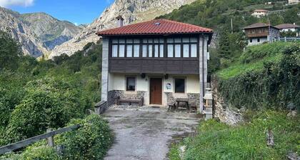 Casa rural de piedra con jardín y barbacoa en Ribota, Picos
