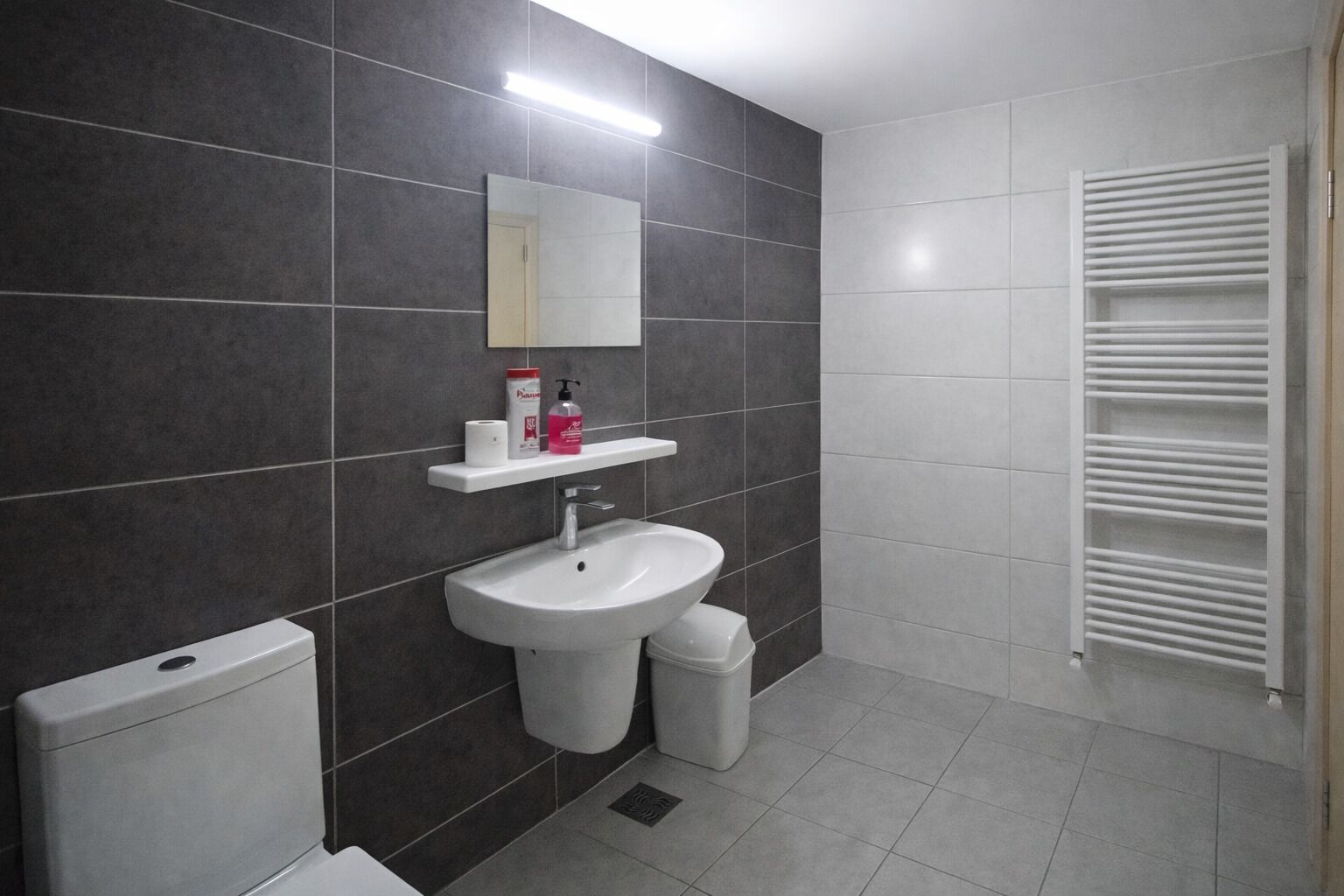 Familien-Dreibettzimmer, Raucher | Badezimmer | Kostenlose Toilettenartikel, Haartrockner, Handtücher, Seife