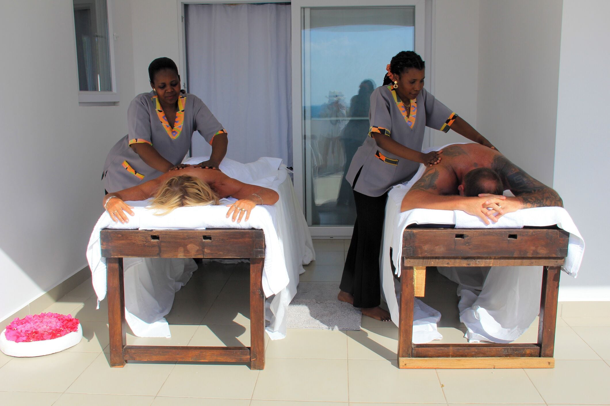 Couples treatment room(s), body treatments, aromatherapy