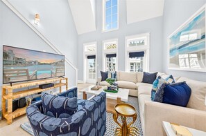 Smart TV, DVD player, books, video library - New 2 bed/2 bath condo in the heart of Cinnamon Shore North. (Port)