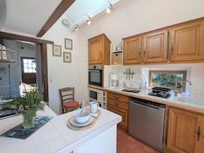 Fridge, microwave, dishwasher - Charming house in the heart of Berry - 8 guests (Aigurande)