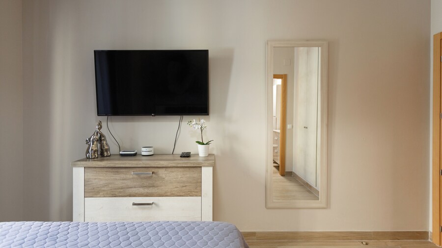 Picasso-style apartment with parking
