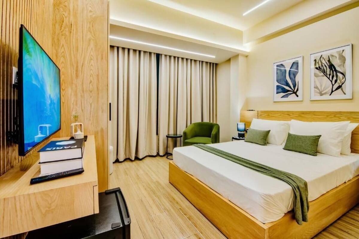 ห้องคลาสสิกดับเบิล, วิวเมือง | เตารีด/โต๊ะรีดผ้า, Wi-Fi ฟรี