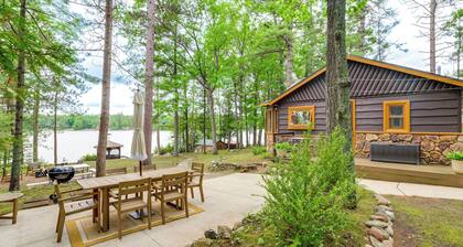Waterfront Tee Lake Cabin: Dock, Fire Pit + More!