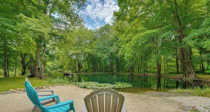 Barn House w/ Private Pond & Dock in Southbury!