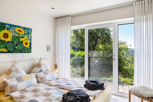 Appartement avec vue sur le lac, accès direct au sentier Urwaldsteig