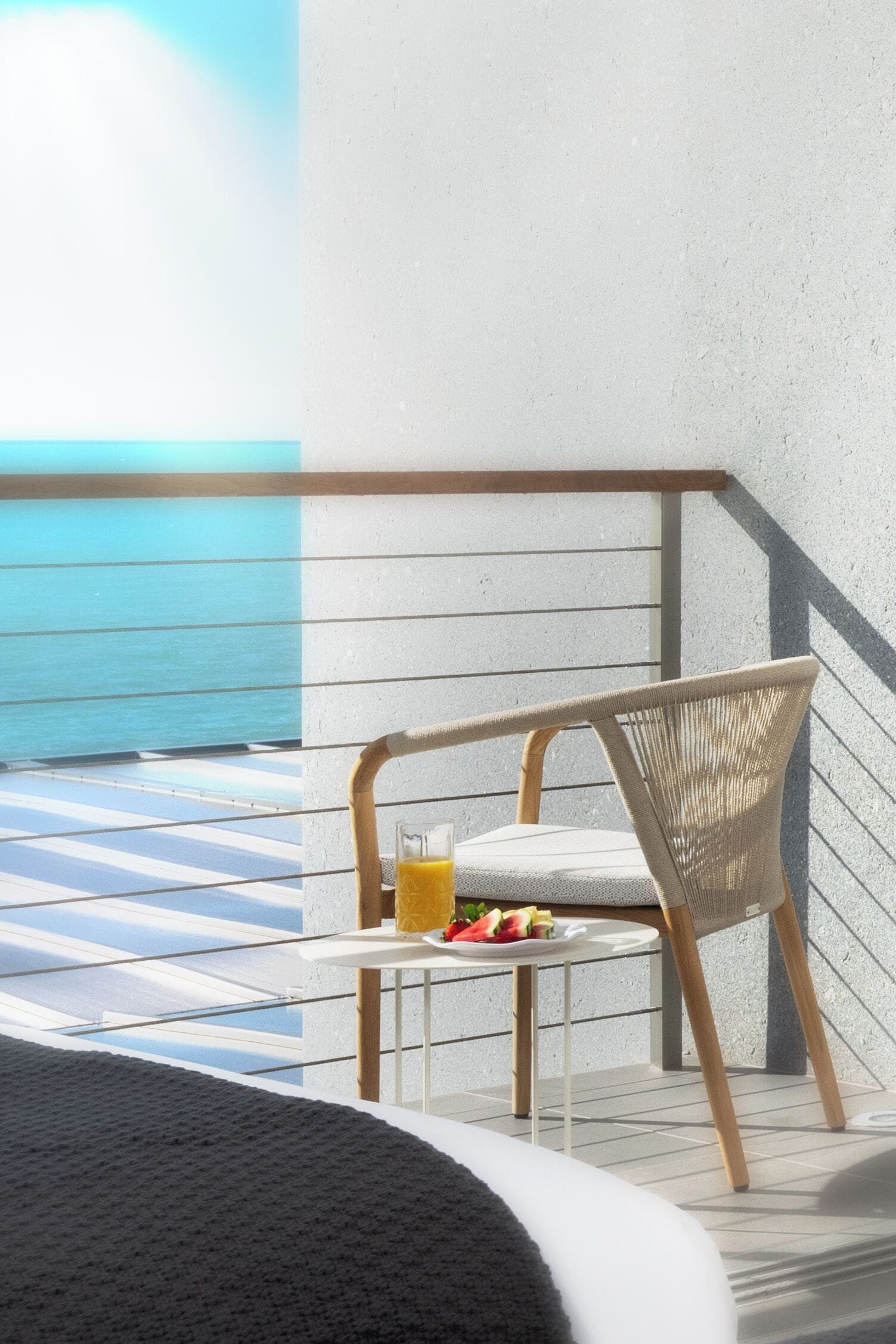 Deluxe Room, Balcony, Beach View | Balcony view