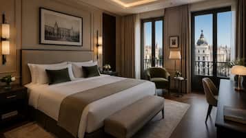 Chambre Double, 2 grands lits, vue ville | Wi-Fi gratuit
