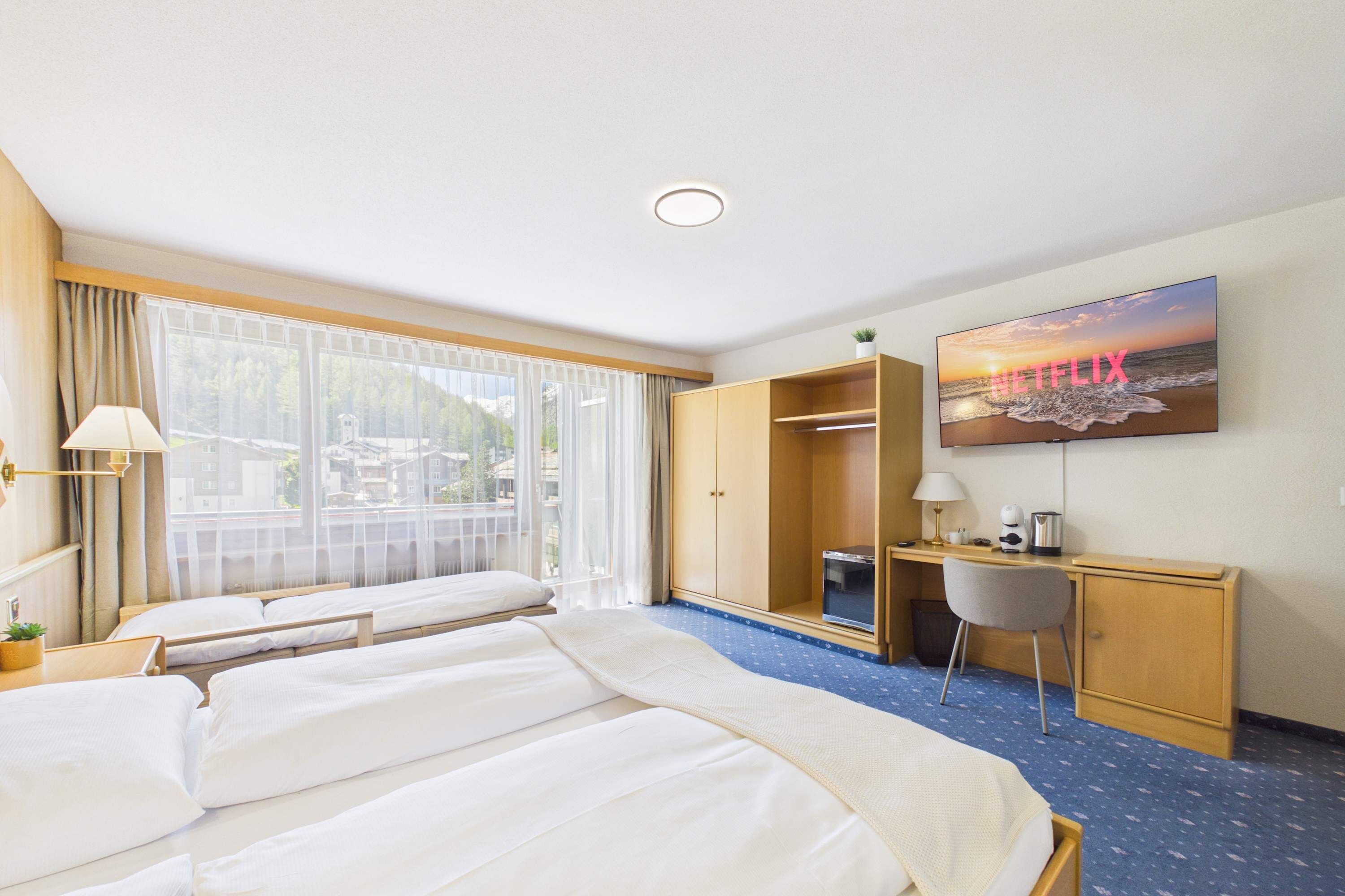 1 Schlafzimmer, Schreibtisch, WLAN, Bettwäsche