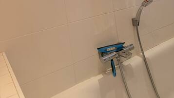 Shower, hair dryer