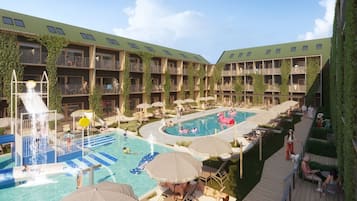 Seasonal outdoor pool