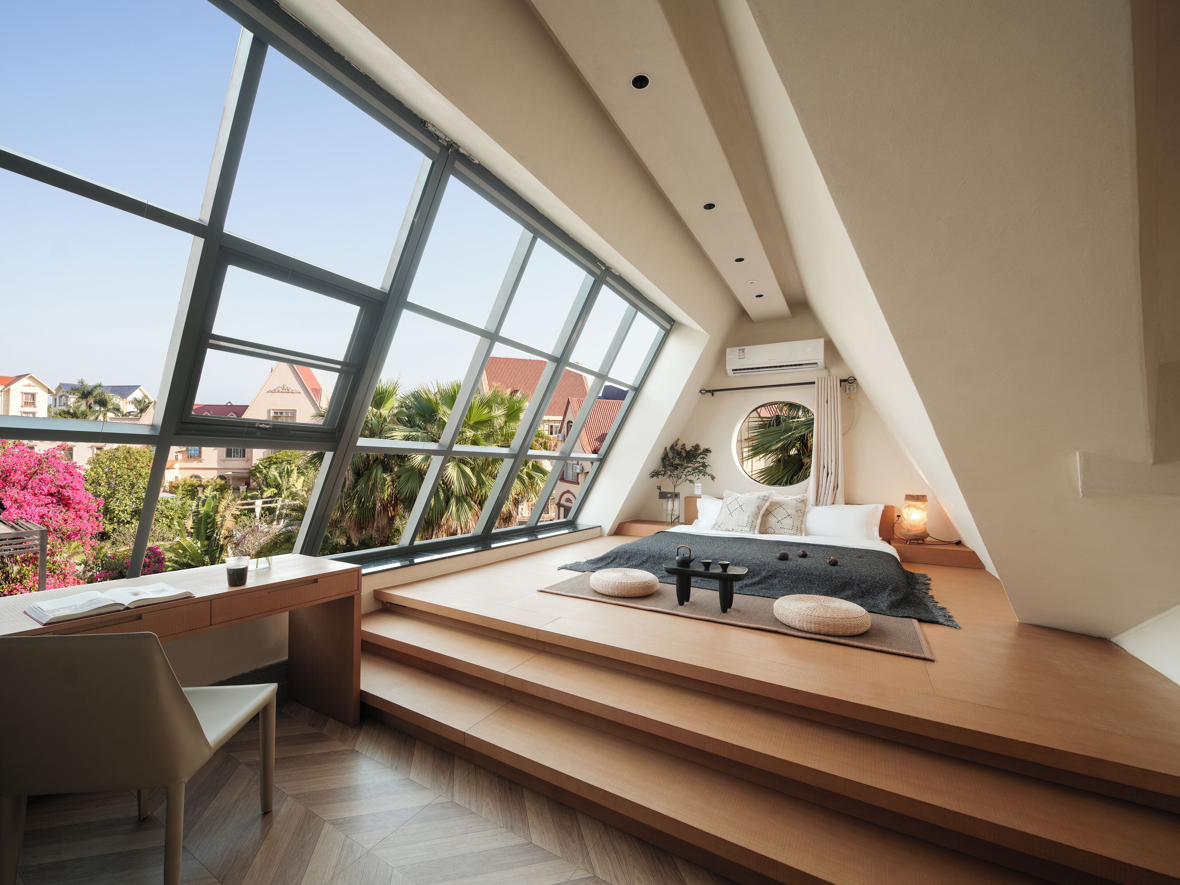 Habitación doble Deluxe, vista al jardín | Ropa de cama de alta calidad y decoración personalizada 
