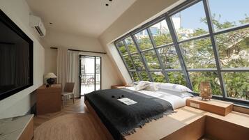 Elite-Doppelzimmer, Gartenblick | Hochwertige Bettwaren, individuell dekoriert, individuell eingerichtet