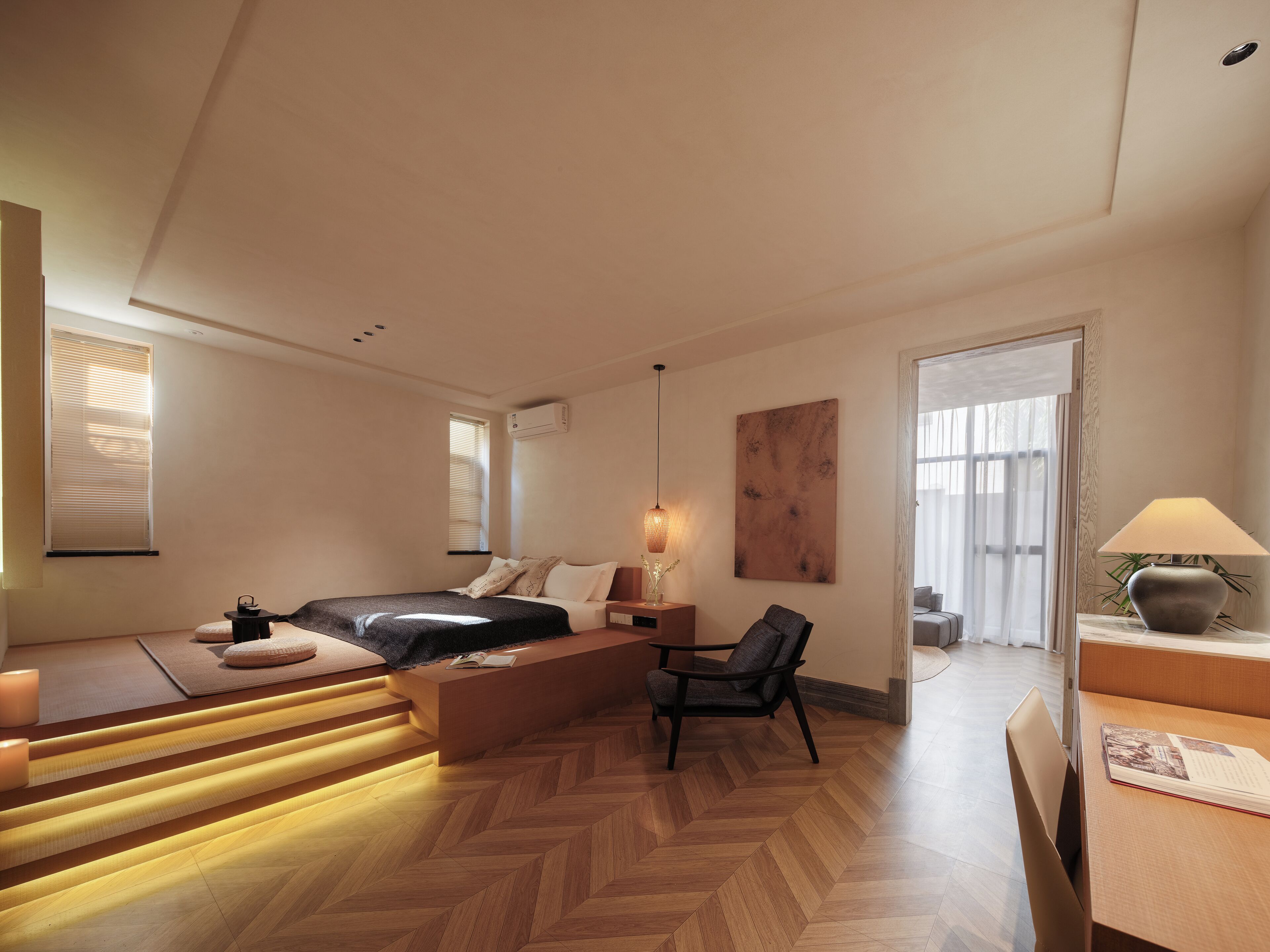 Suite Deluxe, vista al jardín | Ropa de cama de alta calidad y decoración personalizada 