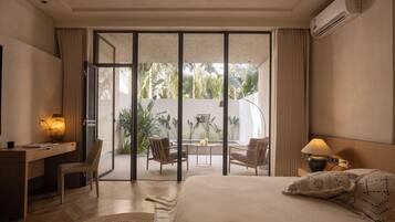 Habitación Signature doble, vistas al jardín | Ropa de cama de alta calidad y decoración individual