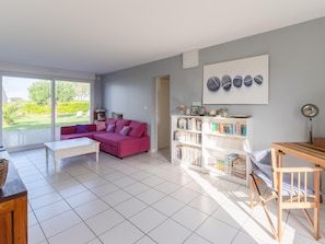 Ferienhaus | Wohnzimmer | Kamin