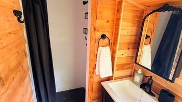Towels, soap, toilet paper