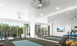 Fitnessbereich