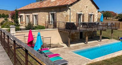 Fouleix Countryside Villa With Pool & Garden