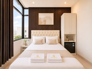 Kamar Deluks, 1 Tempat Tidur Queen | Meja kerja, ruang kerja ramah laptop, dan Wi-Fi gratis