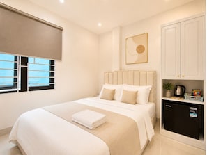 Habitación Deluxe, 1 cama de matrimonio | Escritorio, espacio para trabajar con un portátil, wifi gratis