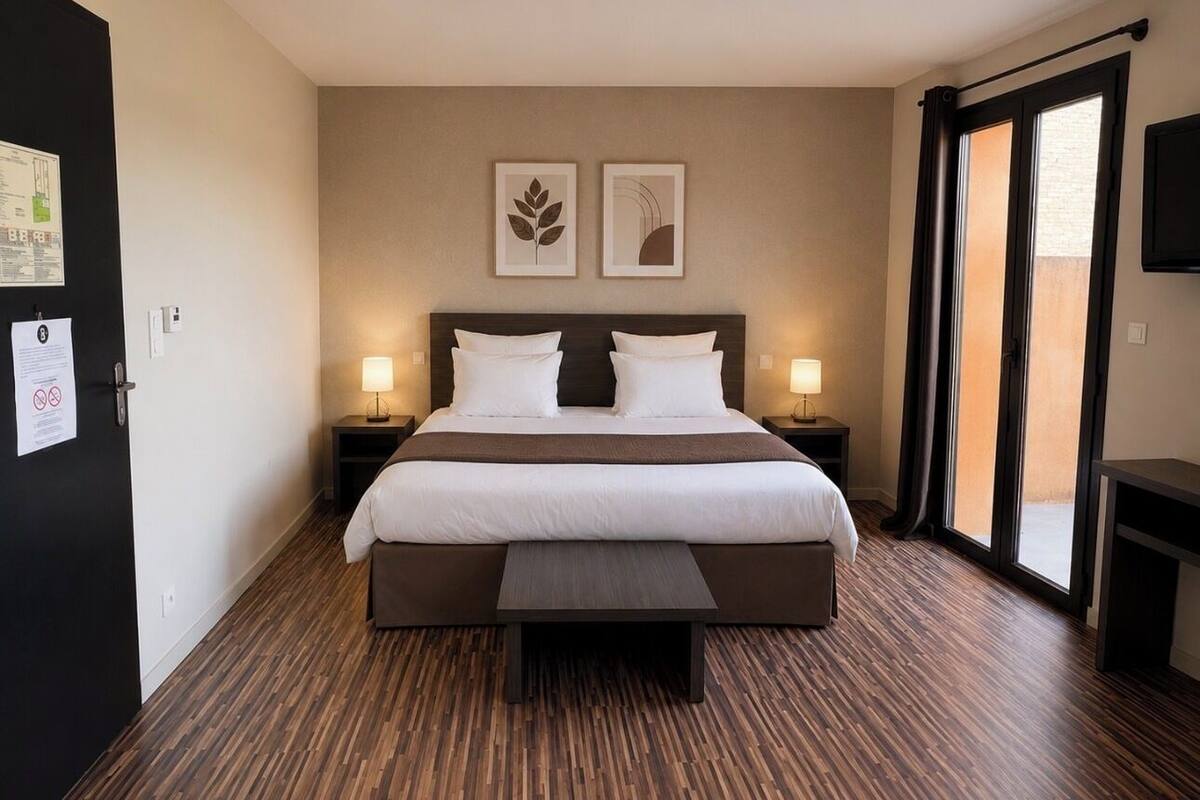 Deluxe-Doppelzimmer, Blick auf den Innenhof