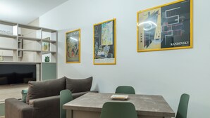 公寓, 1 张双人床 | 用餐