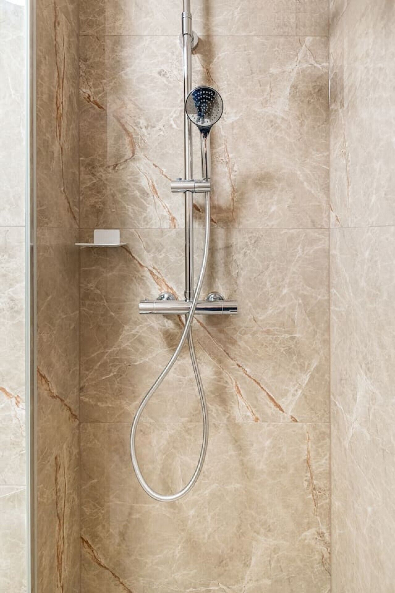 Hair dryer, towels