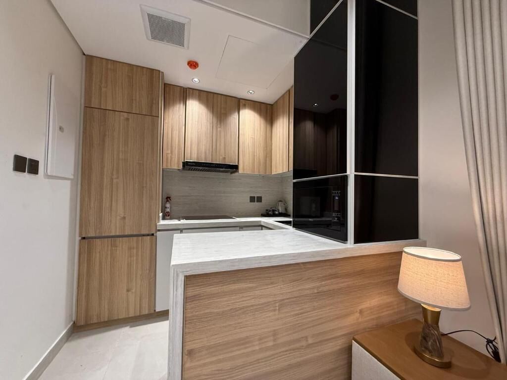 Junior Apartment, Balcony, City View | Dapur peribadi