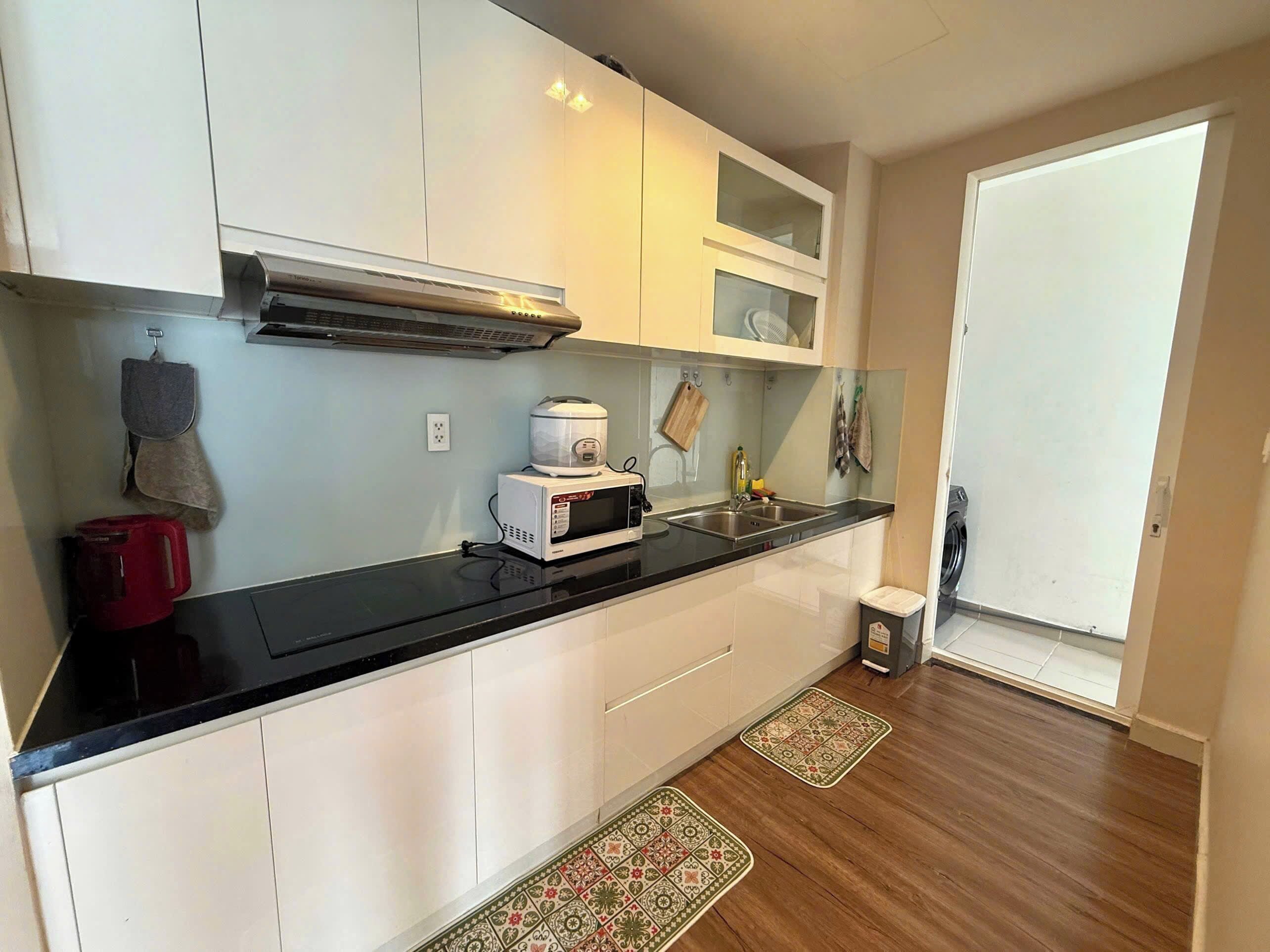 Apartemen Keluarga, 2 kamar tidur, pemandangan kebun | Dapur pribadi