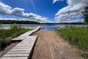 Beach nearby - The Loon`s Nest | Cottage on private Point Lake (Webster)