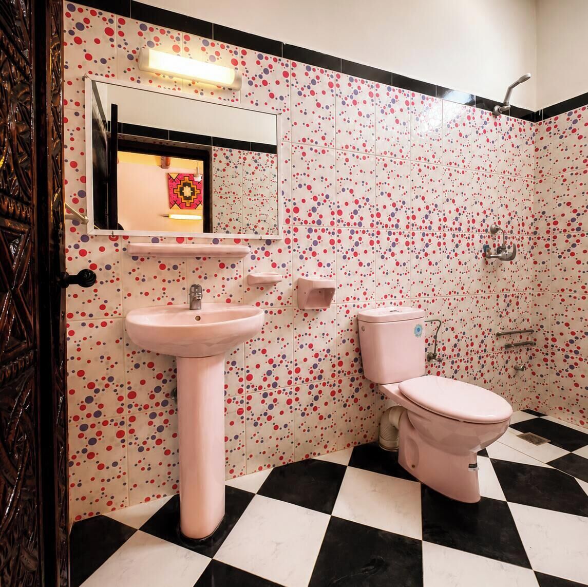 Hair dryer, soap, toilet paper