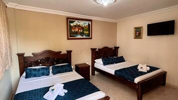 Free WiFi, individually furnished, bed sheets
