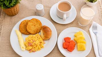Free daily full breakfast