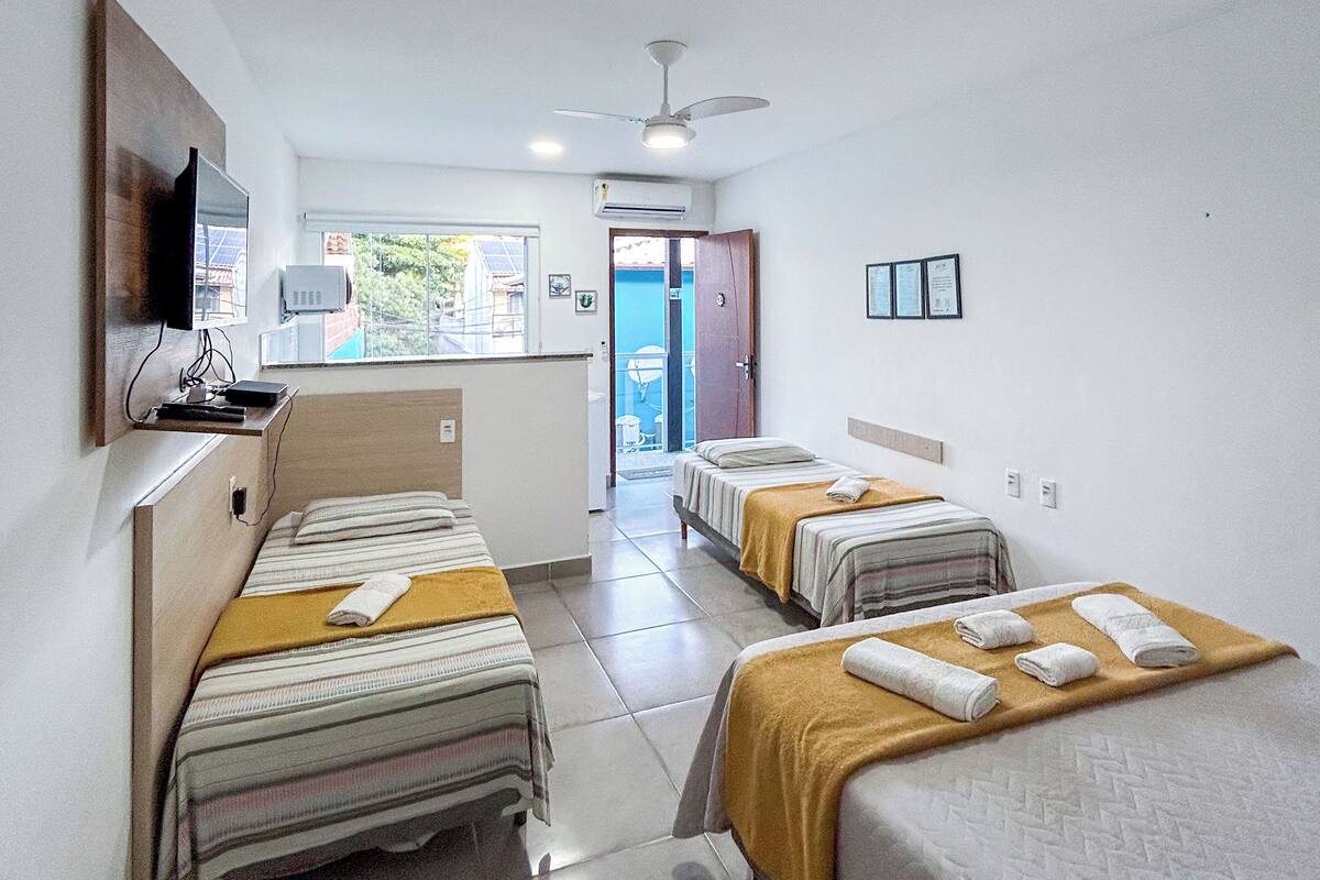 ห้องพักสำหรับสี่ท่าน | Wi-Fi ฟรี