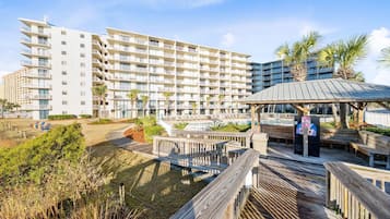 Condo, 1 cama Queen size y sofá cama (Seaside Beach & Racquet 2101) | Terraza o patio