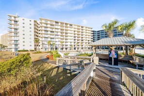 Apartment, 1 Queen-Bett und Schlafsofa (Seaside Beach & Racquet 2101) | Terrasse/Patio
