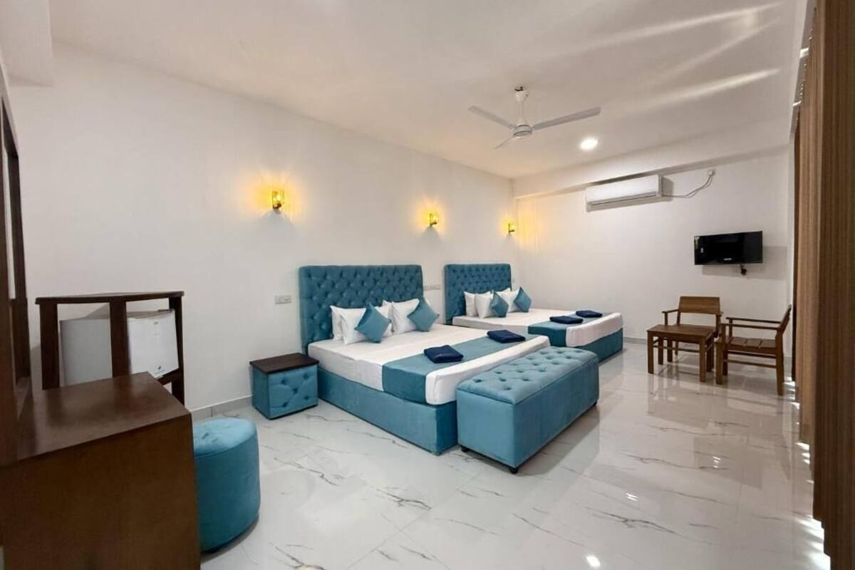 Chambre Double Deluxe, balcon, vue mer | Espace de travail pour ordinateur portable, Wi-Fi gratuit