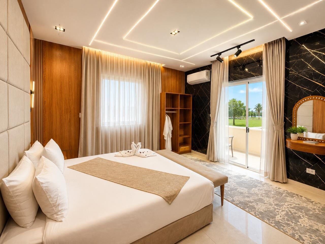 Deluxe Double Room | Premium bedding, blackout drapes, iron/ironing board, free WiFi