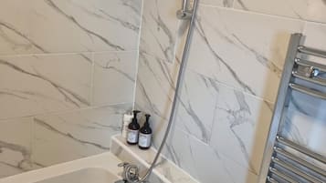 Towels, soap, toilet paper