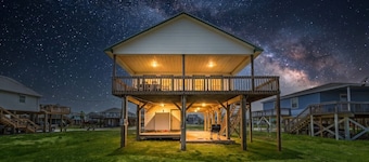 Beach House with Ocean Views, Deck & Firepit
