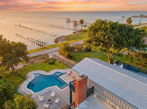 Pool - Peaceful Retreat with Texas-Shaped Pool (Kemah Area)