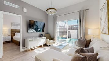 House, Multiple Beds (Azur Resort 605) | 4 bedrooms, individually decorated, individually furnished, bed sheets