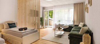 MOLA Apartments-Ruhrnah-Zentrum-Balkon-Parken-4P.