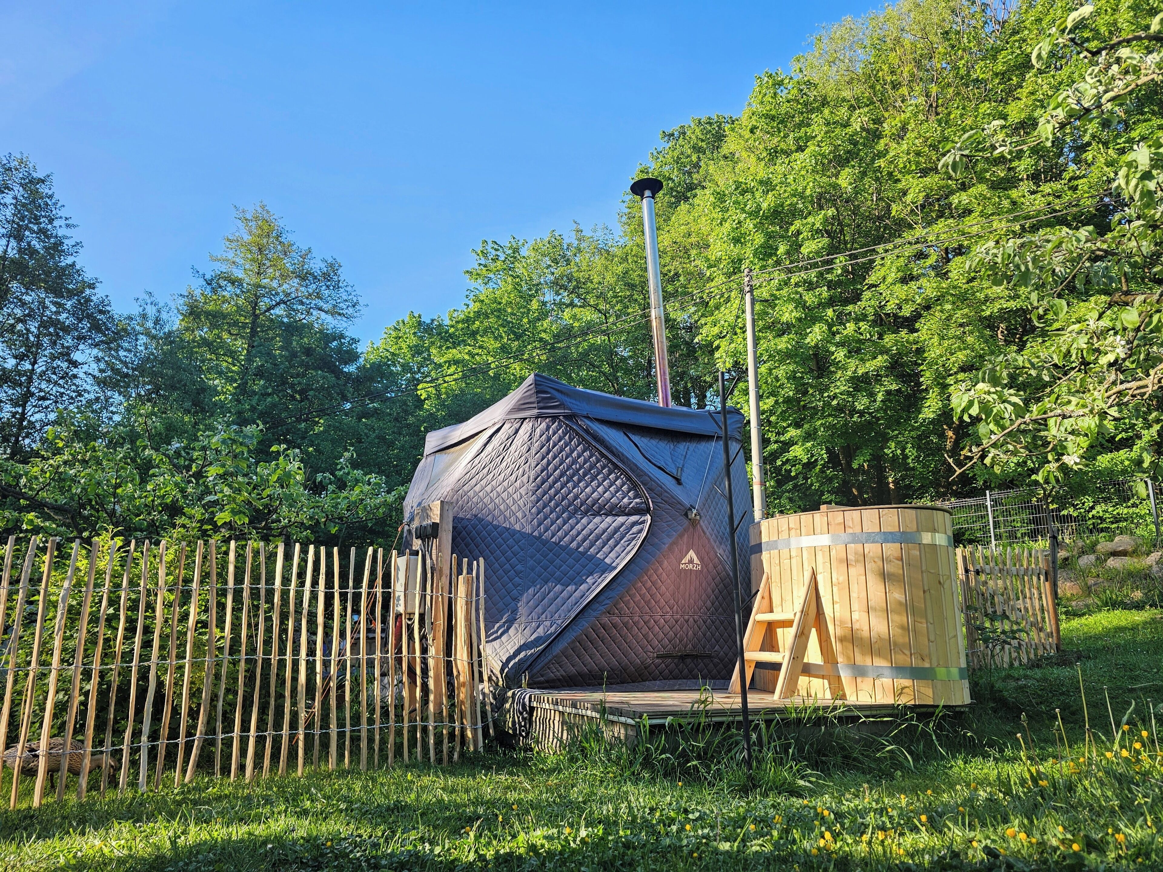 Enceinte de l’hébergement