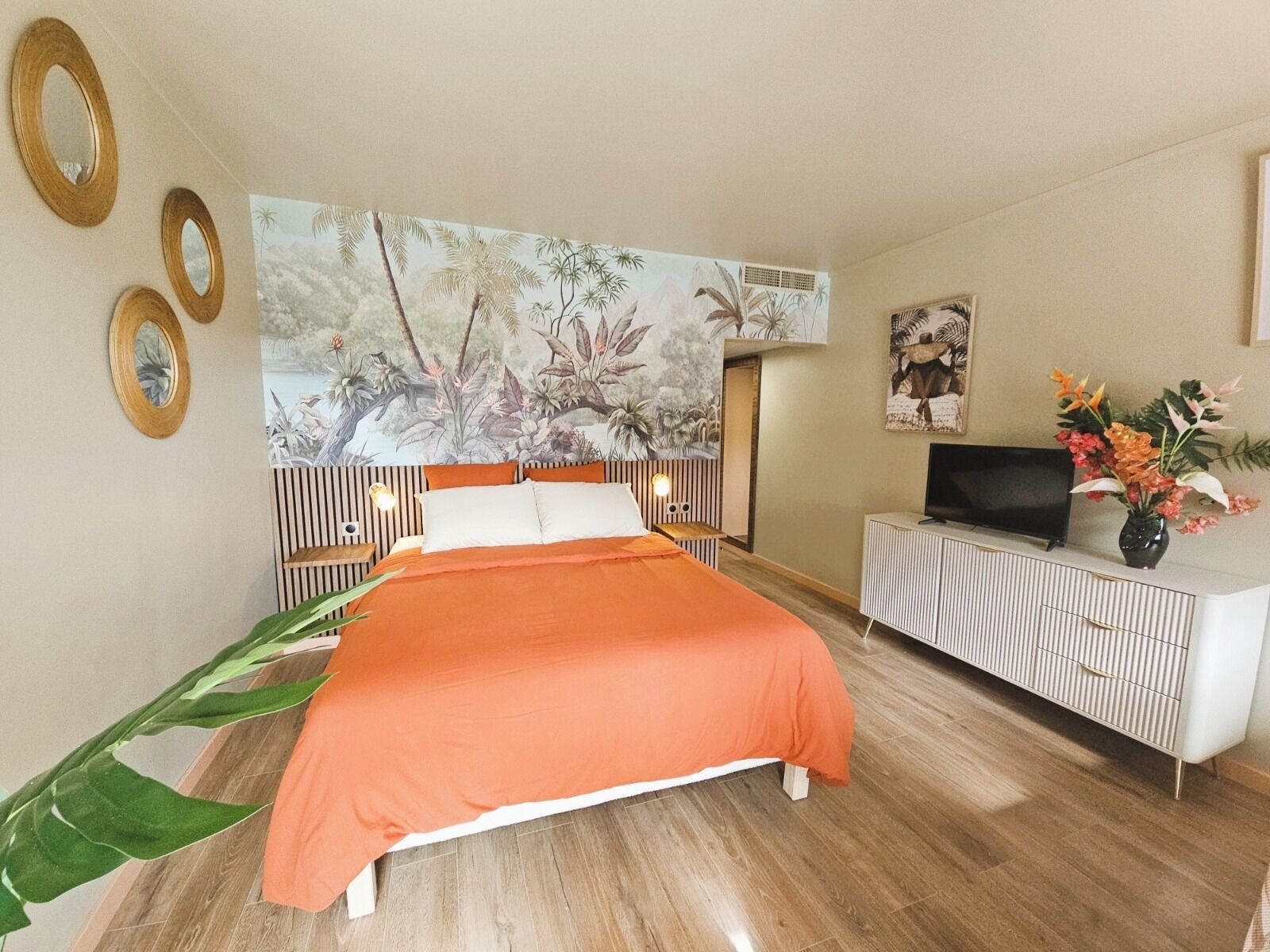 1 chambre, fer et planche à repasser, Wi-Fi, draps fournis