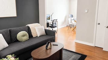 Appartamento, 2 camere da letto, non fumatori, cucina | Bagno | Set di cortesia gratuito, asciugacapelli, asciugamani, sapone