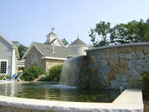 Outdoor pool, a heated pool - Windswept cottage, heated pools, 15 Mins to beaches, Hiking Trails, & game room (Arundel)